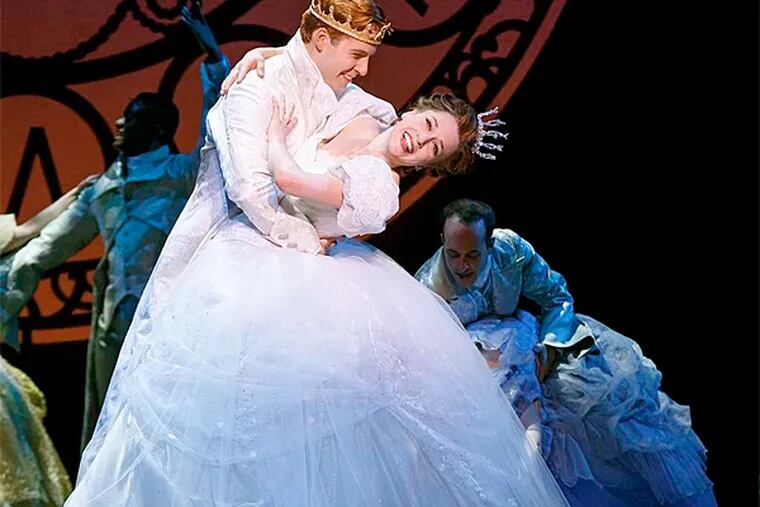 Paige Faure and Andy Jones star in a new production of the Rodgers and Hammerstein musical &quot;Cinderella&quot; at the Academy of Music beginning Tuesday. (Carol Rosegg)