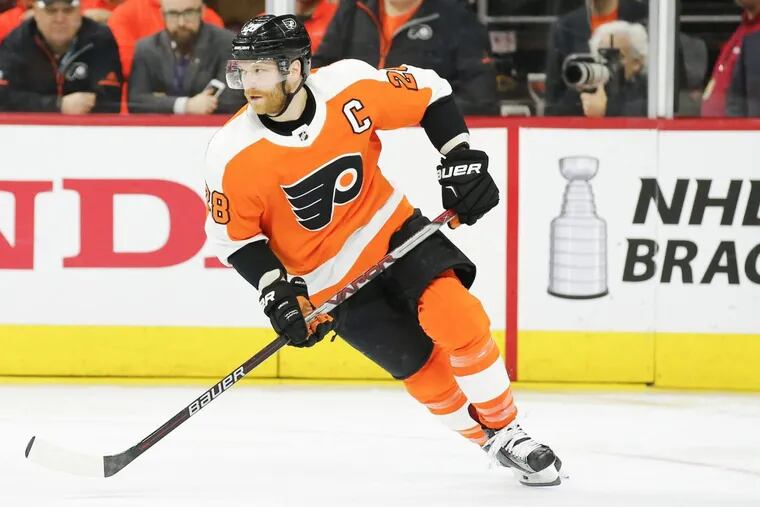 Flyers captain Claude Giroux enters the playoffs is in the middle of the hottest stretch of his career.