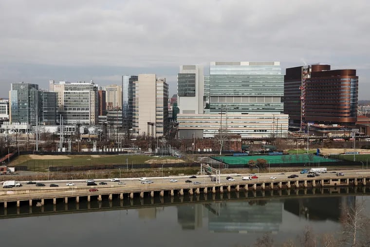 The Children's Hospital of Philadelphia and Penn Medicine campuses are pictured in Philadelphia on Friday, Jan. 31, 2020. Two doctors who work at the Hospital of the University of Pennsylvania said it’s barring the use of N95 respirators “except in extraordinarily limited situations.”