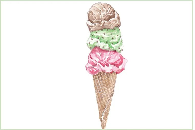 Ice Cream cone display art #submittedImage