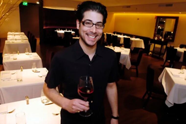 Ryan Margolis at 707, his new restaurant near Seventh and Chestnut Streets. It&#0039;s open for dinner nightly, and will serve lunch starting Monday.