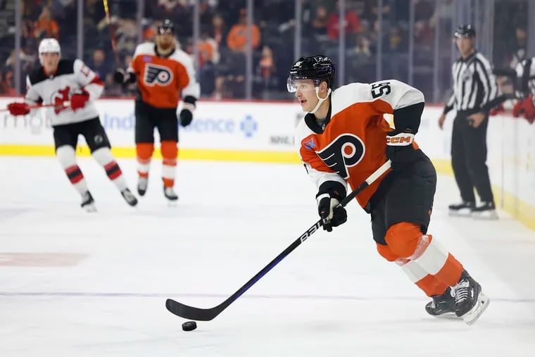 Winger Samu Tuomaala has been "a real pleasant surprise for the coaching staff" with the Phantoms of the AHL, Brent Flahr says.