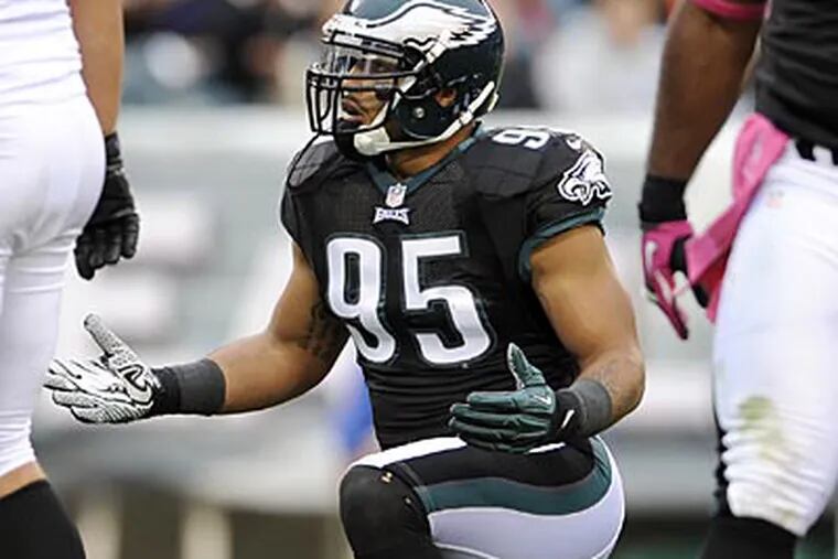 "It was just a couple missed plays," rookie linebacker Mychal Kendricks said about Sunday's loss. (Michael Perez/AP)