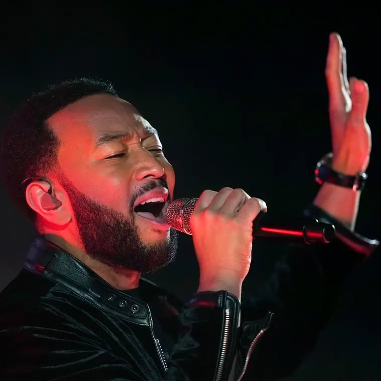 John Legend performs in Las Vegas in 2023. The University of Pennsylvania grad plays a solo show at the Borgata Event Center in Atlantic City on June 21.