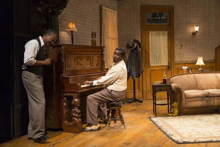Stephen Tyrone Williams (left) and Cleavant Derricks in "The Piano Lesson," by August Wilson, directed by Jade King Carroll at the McCarter Theatre  in Princeton. Photo: T. Charles Erickson