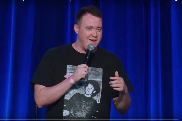 Screenshot from Shane Gillis' stand up performance on a Comedy Central on YouTube.