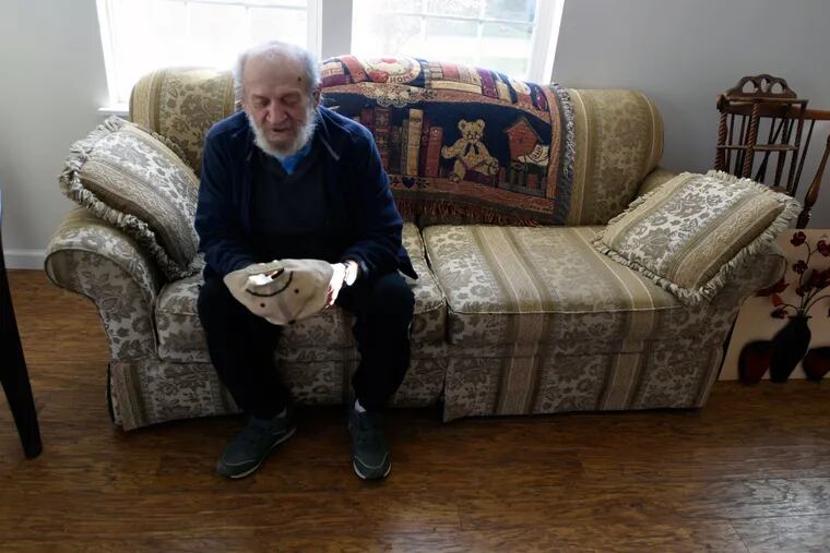 Gene Sabbi sits in his living room reflecting on the assistance of the nonprofit group Good Works,
which helped rebuild his home following a fire last year.