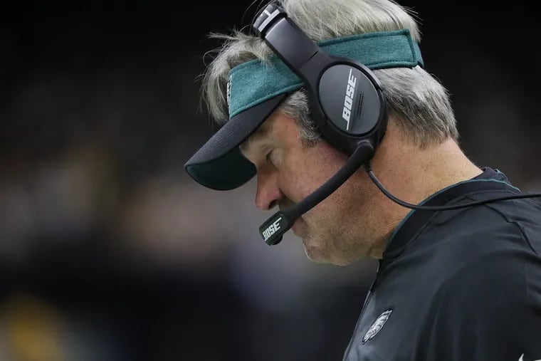 Doug Pederson can't bear to watch late in the fourth quarter.