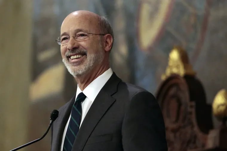Gov. Wolf, pictured above. 