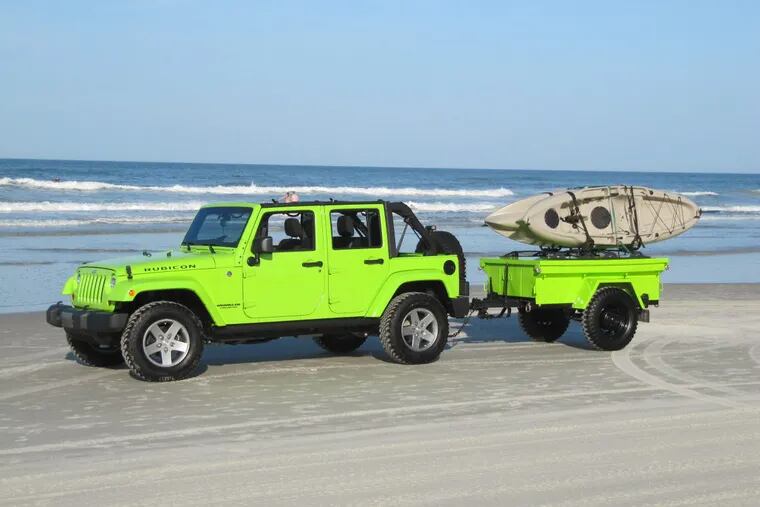 Look at Jeeps or drive your own on the beach in Wildwood this weekend.