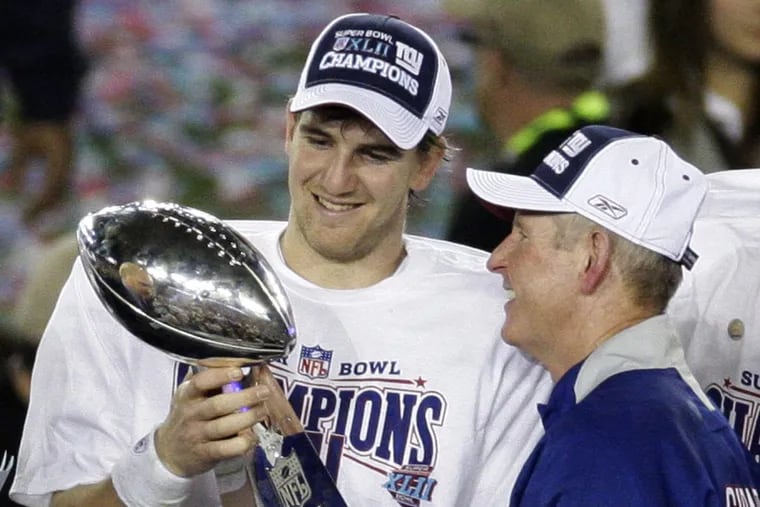 Was it the biggest upset in NFL history when Eli Manning’s wild-card New York Giants Giants beat the undefeated New England Patriots in the Super Bowl? You could make that argument.