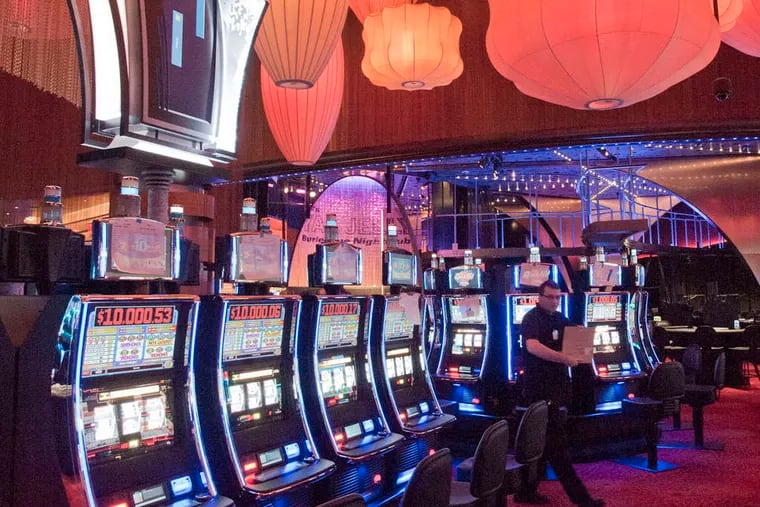 Slot machines at Revel. (File photo)