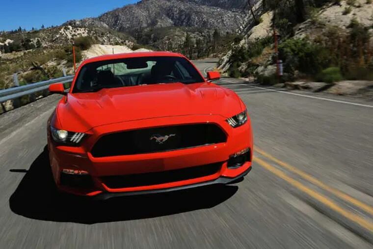 The 2015 Ford Mustang redefines the affordable sporty American car. (Charlie Magee/Ford/TNS)