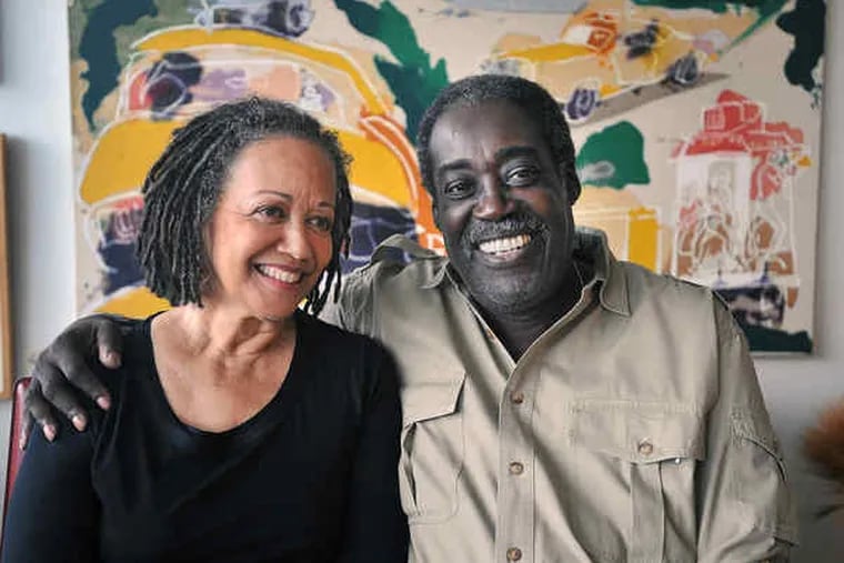 Charles Fuller at home in Fairmount with his wife, filmmaker Claire Prieto-Fuller. He says that &quot;Snatch&quot; continues his lifelong effort to contribute to the civil-rights movement through his art.