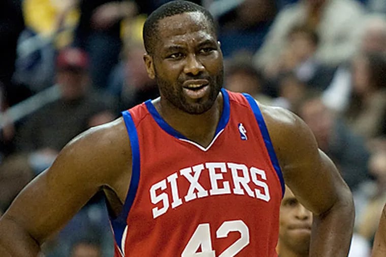 Elton Brand is one of the Sixers who is disappointed with how they are playing. (AP Photo/Evan Vucci)