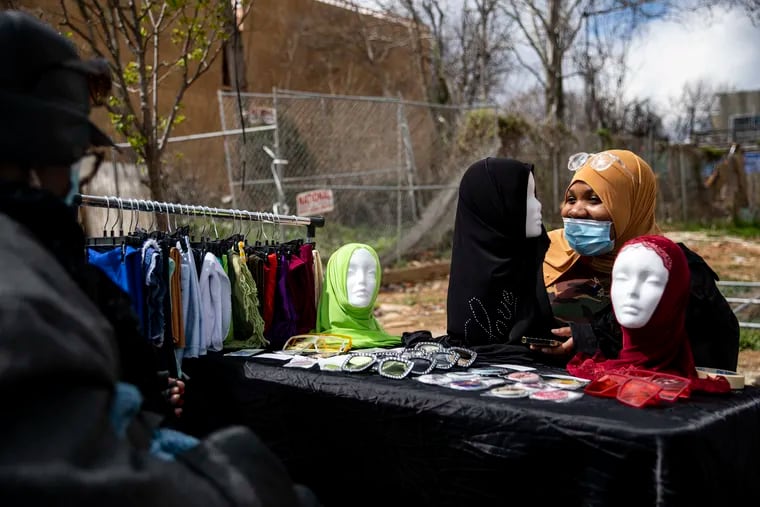 Kalea Dickerson, 17, senior at Simon Gratz High School, started the business Islamic Peace by KD, to sell personalized hijabs. “I wanted to be more in touch with the Islamic community and I’ve always wanted to be an entrepreneur,” Dickerson said.