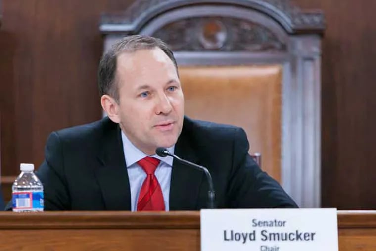 State Senator Lloyd Smucker represents Lancaster and York Counties. (Photo from senatorsmucker.com)