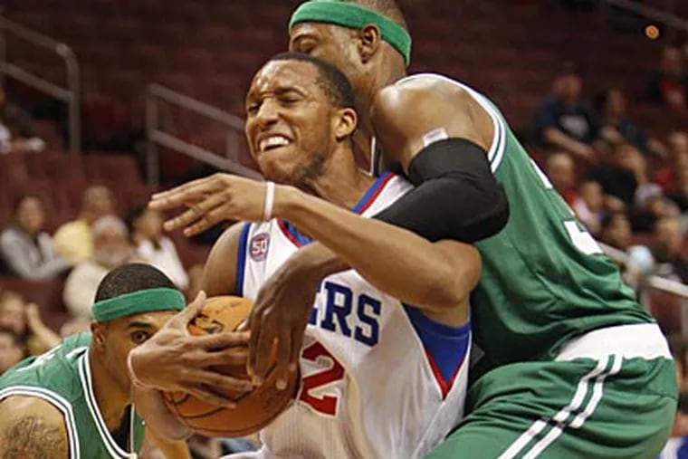 "He's one of our best all-around players," Doug Collins said of Evan Turner. (Ron Cortes/Staff Photographer)