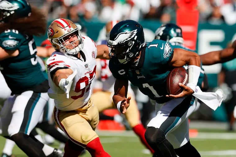 Key Eagles-49ers matchups to watch in the NFC championship game