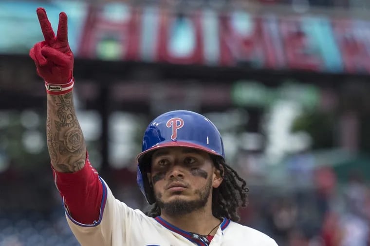 Freddy Galvis, now in his 11th year with the Phillies organization, has emerged as a vocal clubhouse presence. He’s started every game this season.