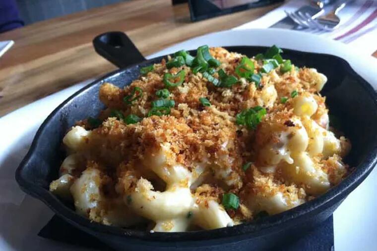Crawfish mac-n-cheese from the Twisted Tail on Head House Square.
