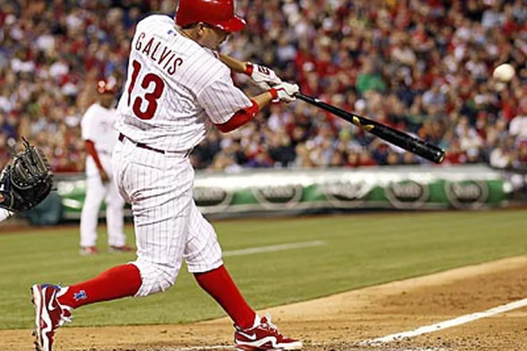 Phillies second baseman Freddy Galvis has hit home runs in back-to-back games. (Yong Kim/Staff Photographer)