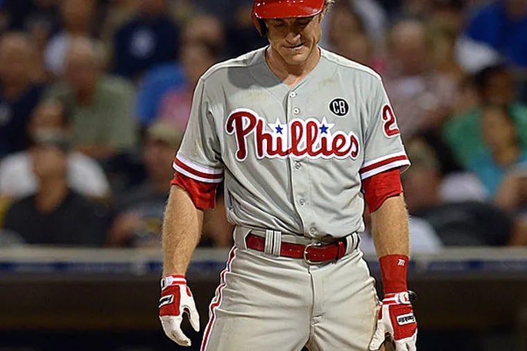 Phillies second baseman Chase Utley. (Jake Roth/USA Today Sports)