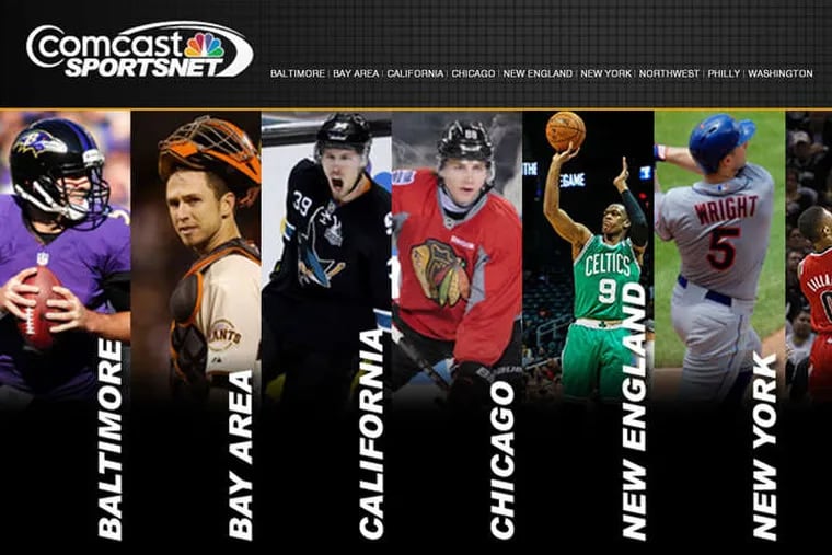 A page on the Comcast SportsNet website shows the various regional markets that the cable giant covers - which until Monday included the CSN Houston operation.