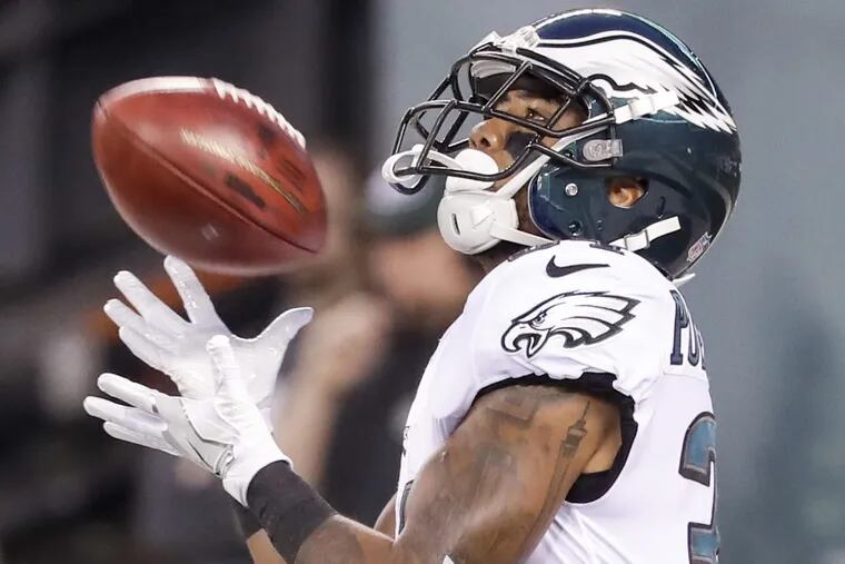 Eagles running back Donnel Pumphrey survived to the 53-man roster.