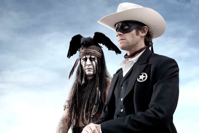 Wild and wacky wide-screen western: Johnny Depp as Tonto, Armie Hammer as the Lone Ranger.