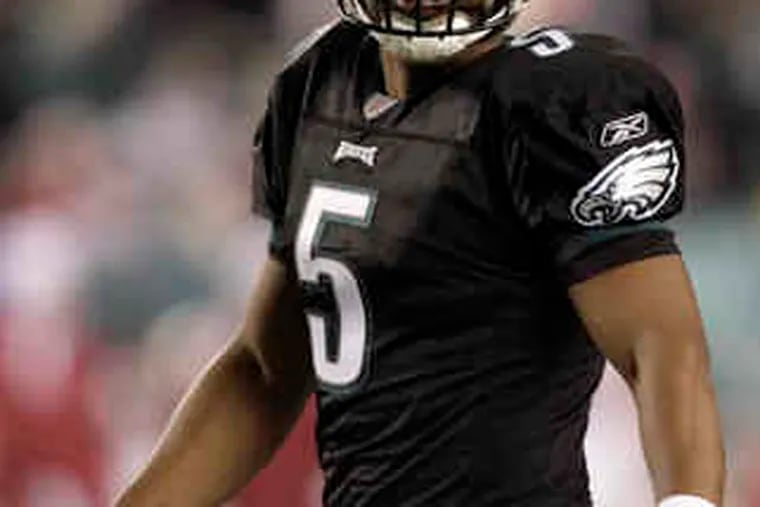 Donovan McNabb will be smiling if running game produces.