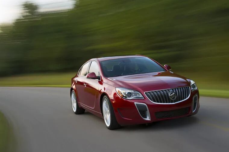 The 2014 Buick Regal GS updates the model's 2011 redesign with cosmetic changes and some notable mechanical and interior changes. (Buick/MCT)