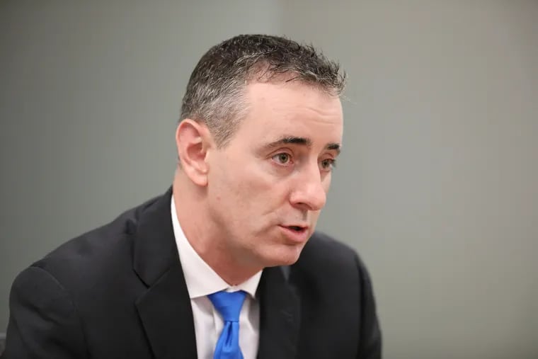 Brian Fitzpatrick meets with the Philadelphia Inquirer Editorial Board Monday October 8, 2018.
