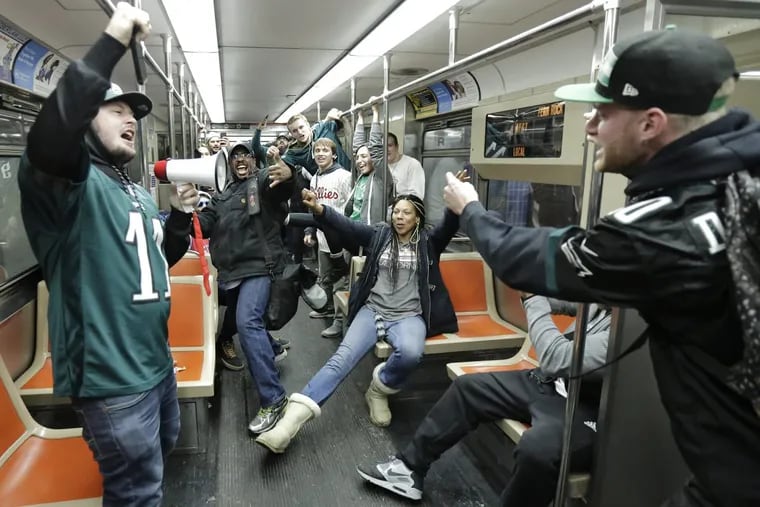 Eagles fans came together across the city Sunday after the Eagles crushed the Vikings for a trip to the Super Bowl. Just two hours away, in Washington, D.C., politicians were pointing fingers during a government shutdown.
