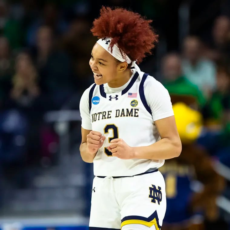 Notre Dame guard Hannah Hidalgo, who's from Mechanicsville, took the nation by storm as a freshman this season.
