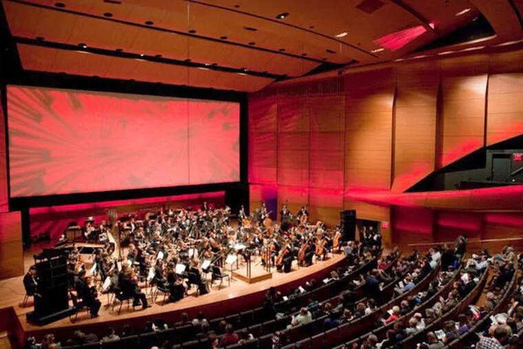 The Temple University Symphony Orchestra. (Chris Lee)