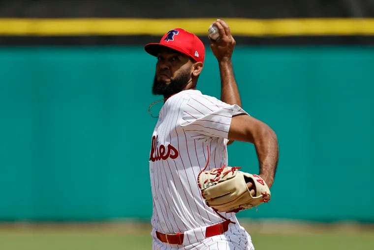 Phillies reliever Seranthony Dominguez typically throws the slider more than 25% of the time.