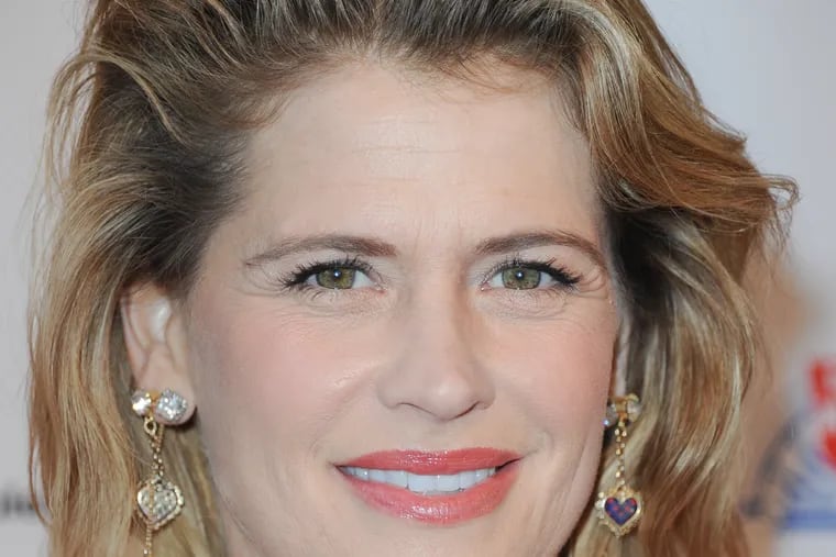 Kristy Swanson arrives at the American Red Cross 7th Annual Red Tie Affair at the Fairmont Miramar Hotel in April 2013.