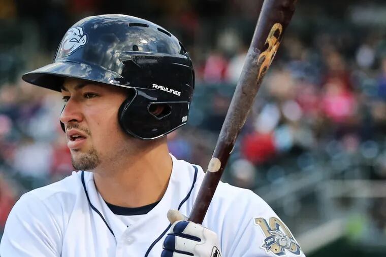 Lehigh Valley’s Dylan Cozens hit his 26th homer of the season on Friday.