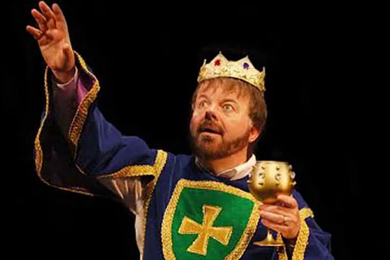 Broadway veteran Kelly Briggs heads the excellent cast of the Surflight's production of "Spamalot."