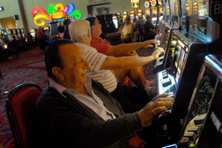 At Harrah&#0039;s Chester Casino & Racetrack, George Charles Sr.,75, of Broomall, plays the slots. &quot;A lot of older people,&quot; he said, &quot;don&#0039;t want to drive&quot; the extra hour to Atlantic City.