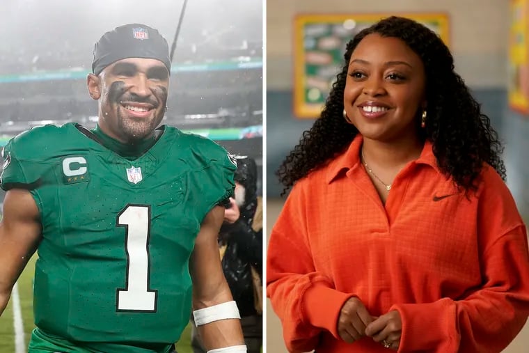 Philadelphia Eagles quarterback Jalen Hurts made a special appearance on Quinta Brunson's "Abbot Elementary" this week.