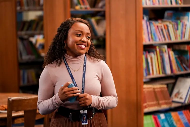 This image released by ABC shows Quinta Brunson in a scene from "Abbott Elementary."