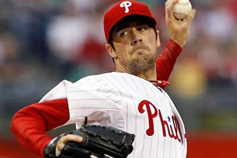 "He ranks right up there with the top lefthanders," Charlie Manuel said of Cole Hamels. (Yong Kim/Staff file photo)