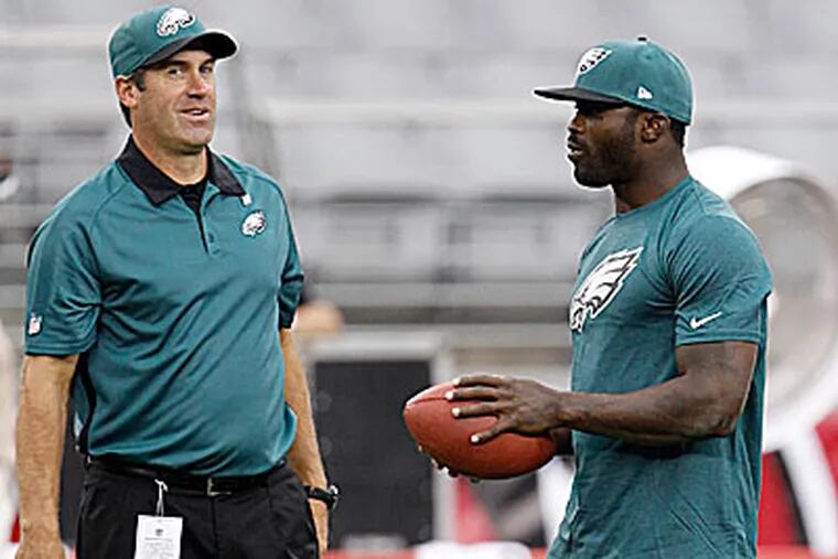 Michael Vick admitted that he has been "forcing plays" this season. (Yong Kim/Staff Photographer)