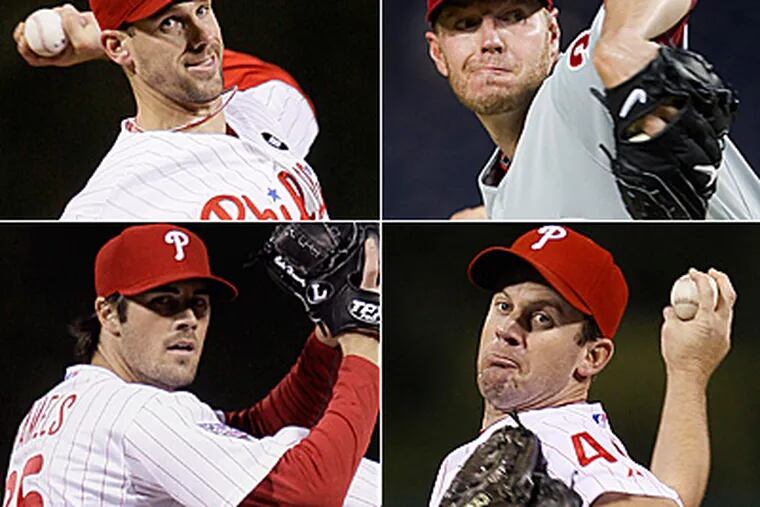 The Phillies may have their best rotation ever, but will that be enough to win a World Series? (AP Photos)