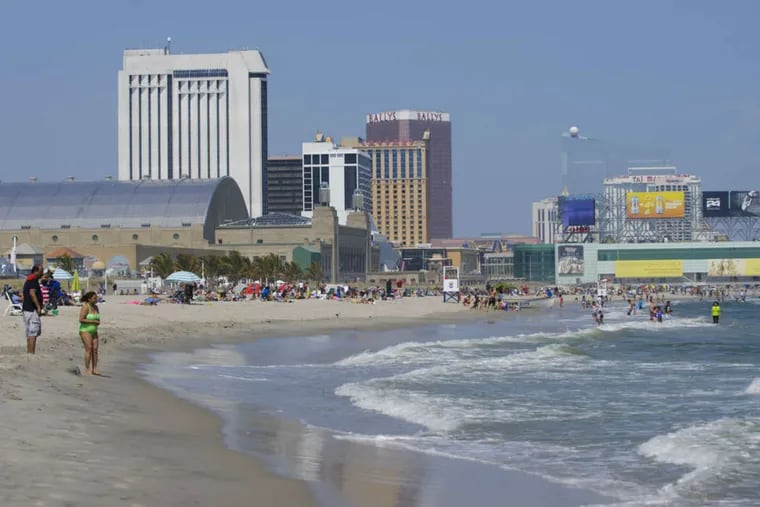 Two swimmers went missing while swimming in Atlantic City.