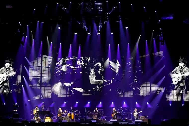 The Eagles perform in the Hotel California 2022 Tour at the Wells Fargo Center in South Philadelphia on Monday, March 28, 2022.