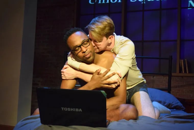 This Bitter Earth at InterAct Theatre Company, with (from left to right) David Bazemore, Gabriel Elmore.