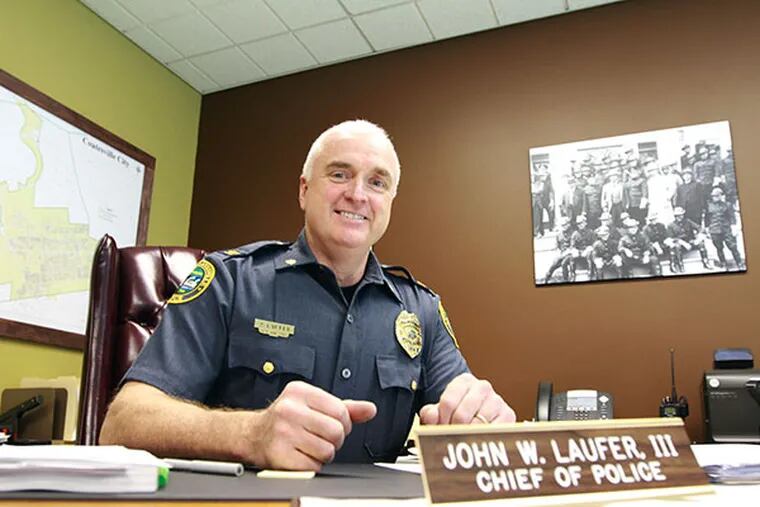 Coatesville police chief John Laufer. ( DAVID SWANSON / Staff Photographer )
